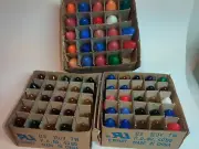 3 Cases Vintage Christmas Lights Color Decoration Lamps Bulbs C-9 1/4 120V