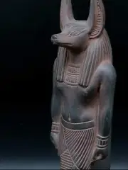 Afterlife God Mummification Anubis Statue Rare Replica Figurine Museum version