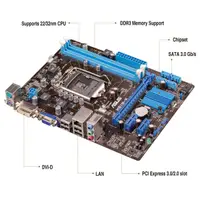 在飛比找蝦皮購物優惠-主板華碩 H61 H61M-K 英特爾 LGA 1155 D