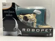 ROBONETICS "ROBOPET" REMOTE CONTROL ROBOT TOY DOG W/ ORIGINAL BOX MINT VERY RARE