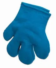 JUMBO CARTOON BLUE MITTS GLOVES Mickey Mouse Felt Clown Mime Dress Costume Hand