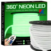 360° Neon Led Type AC 110-120V 360 Degree NEON LED Light Strip, Flexible/Wate...