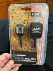 Vivitar Off Camera Shoe Remote Flash Sync Cord for Olympus VIV-FC-OLY 4 foot