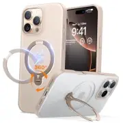360° Spin Magnetic Stand for iPhone 16 Pro Max Case Desert Titanium, Fit for