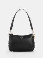 GUESS Black Daryna Top Zip Shoulder Bag