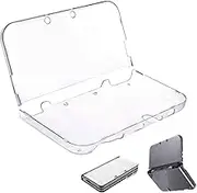 Clear Protective Case for Nintendo 3DS XL/LL - Crystal Transparent Hard Shell Cover with Hinge-Less Design (2015 Model Compatible) - Scratch-Resistant & Form-Fitting