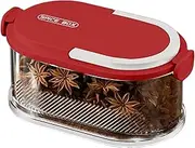 Seasoning Storage Container, Lightweight Seasoning Box, Dustproof Leakproof Stackable Storage for Cooking Salt Sugar Grains Kitchen Pepper Home