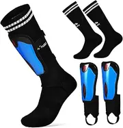 Yardwe 1 Set Plate Shin Guards for Shin Guards Football Football Supplies Soccer Socks Sport Long Socks Plastic