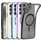 For Samsung S25 S23 S24 FE Plus S21 Ultra Case Shockproof MagSafe Magnetic Cover