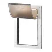 VEVOR Pet Door for Door with Lock andMagnetic Flap System Aluminum Frame XL