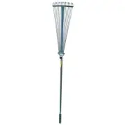 Unbranded Adjustable Steel Rake Expandable Head Lightweight Rugged (Box of 12)