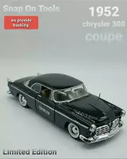Snap On Tools 1952 Chrysler 300 Coupe 1:24 scale Black diecast LIMITED EDITION!