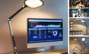 LED Desk Lamp for Home Office, 15W Computer Zoom Lighting with Swing Arm,