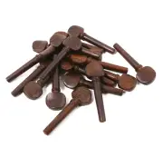 4 sets 16pcs violin Part Wenge wood violin peg High Quality Accessories