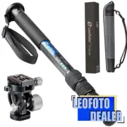 Leofoto MP-285C+VH-10S CF Monopod with VH-10S Two Way Tilt Head