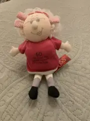 Russ Old timers Plush Dolls “60 It’s Not The Wrinkles Any More It’s The Folds”