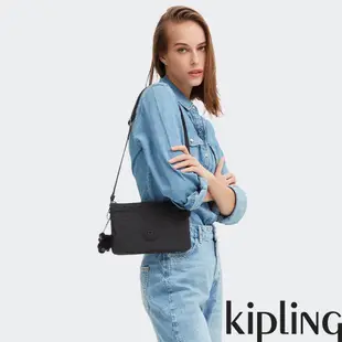Kipling『千層包』午夜星空黑單肩隨身斜背包-RIRI