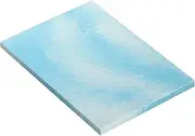 Giselle Bedding 5cm Thick Queen Memory Foam Mattress Topper, Foldable Bed Gel Cooling Mattresses Toppers Protector Bamboo Cool Cover Sleeping Mat Home Bedroom, High Density White Blue