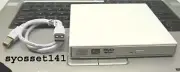 External USB DVD CD Burner ROM Player Drive for Dell Inspiron Mini 9 White