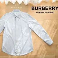 在飛比找蝦皮購物優惠-近全新 Burberry 博柏利 領帶 襯衫 mercari