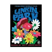 Linkin Park Raleigh 2025 Lenovo Center NC On May 6th From Zero Tour Home Decor