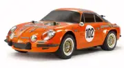 Tamiya 58708 Renault Alpine A110 Jaeger RC Car STICK RADIO BUNDLE w/Bat&Chrgr