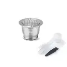 Stainless Steel Reusable Refillable Coffee Pods Capsules For Nespresso Machine