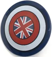 Lego New Dark Blue Minifigure Shield Round with Rounded Front Piece