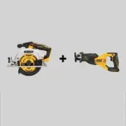 DEWALT Circular Saw + Reciprocating Saw 20V MAX Li-Ion Brushless (Tools-Only)