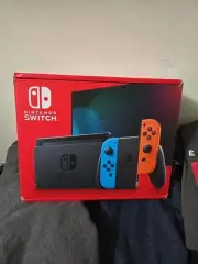 NEW Nintendo Switch 32GB Black Console Neon Red/Neon Blue Joy-Console