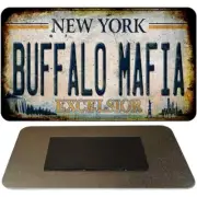 Buffalo Mafia Excelsior New York Rusty Magnet Fridge Refrigerator Home Kitchen