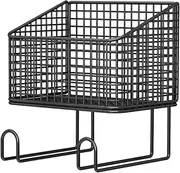 [STARTIST] Hair Accessories Organizer,Hair Accessories Basket for Girls,Storage Basket with Hook for Hair Clip Bathroom Hair Accessories