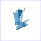Efficient 6oz-10oz Ice Scoop with Guardian Storage System, Ergonomic Design