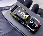 For SW 1:64 Black M3 E30 LTO Coupe Widebody Sports Diecast Display Toy Model