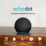Echo Dot (5th Gen, 2022 release) | Smart speaker with Alexa | Charcoal, NEW ITEM