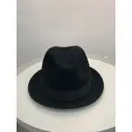 正 美國NEW YORK HAT 三凹短帽簷紳士帽