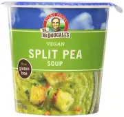 Dr. McDougall's Right Foods Vegan Split Pea Soup, 2.5 Ounce Cups