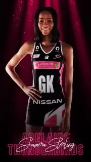 Netball Adelaide thunderbirds player TEAM POSTER, MELBOURNE VIXENS, nsw swifts,