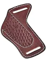 Handmade Leather Knife Sheath for Belt Compact Draw Knifes Carrier Pocket Folding Knife Holder EDC Tools Holster