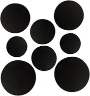 Kisangel 8Pcs Drum Mute Pads for Sound Dampening Practice Pad for Quiet Drum Practice for Drummers to Reduce Volume and Enhance Sound