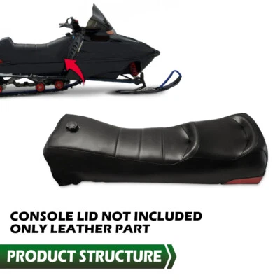 Fit For 1996-2003 Polaris Indy XC500/600/700 Synthetic Leather Seat Cover Black