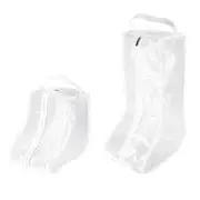 2pcs Boots Storage Bag, Dust Proof Tall / Short Boots Carry Bags, White