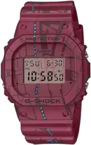 Casio G-shock DW-5600SBY-4DR DW-5600 Treasure Hunt Shibuya Digital Red Watch
