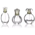 AU 50ML Refillable Perfume Atomizer Empty Glass Spray Bottle Containers Clear