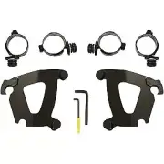 MEMPHIS SHADES MEB2050 Black Road Warrior Trigger-Lock Mount Kit - 18-23 Fat Bob