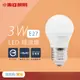 【東亞照明】【4入組】LED燈泡 3W 白光 黃光 E27 全電壓 LED 球泡燈