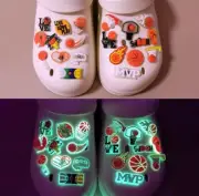 New 66 pcs glow in the dark basketball Theme Crocs shoe charms DIY Custom Slides