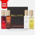Bellavita Luxury OUD Gift Set 4x20ml, Mens Perfumes OUD Gold, Dark, Vanilla & Wh