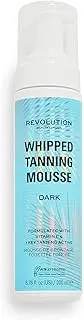 Revolution Beauty Whipped Tanning Mousse, Quick Dry Fake Tan Formula, Dark, 200 ml