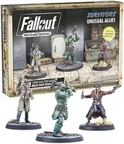 Flat River Group Fallout Wasteland Warfare Unusual Allies Miniature Playset
